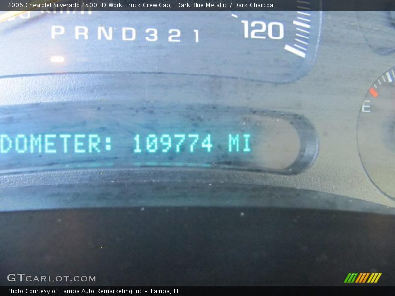 Dark Blue Metallic / Dark Charcoal 2006 Chevrolet Silverado 2500HD Work Truck Crew Cab
