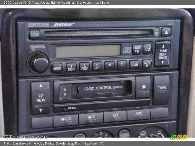 Controls of 2000 MX-5 Miata Special Edition Roadster