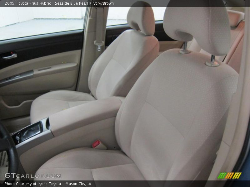 Seaside Blue Pearl / Ivory/Brown 2005 Toyota Prius Hybrid