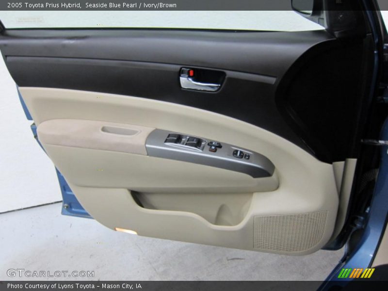 Seaside Blue Pearl / Ivory/Brown 2005 Toyota Prius Hybrid