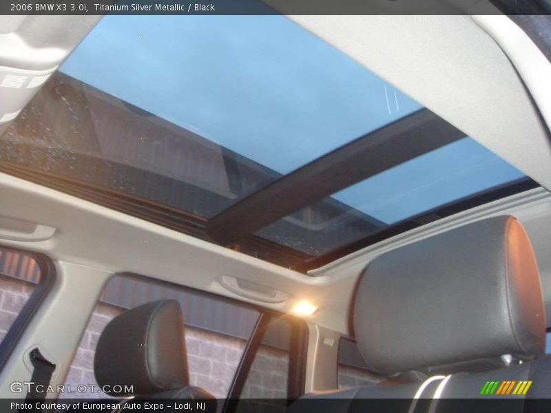 Titanium Silver Metallic / Black 2006 BMW X3 3.0i