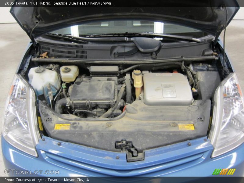 Seaside Blue Pearl / Ivory/Brown 2005 Toyota Prius Hybrid