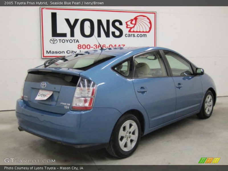 Seaside Blue Pearl / Ivory/Brown 2005 Toyota Prius Hybrid