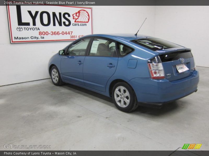 Seaside Blue Pearl / Ivory/Brown 2005 Toyota Prius Hybrid