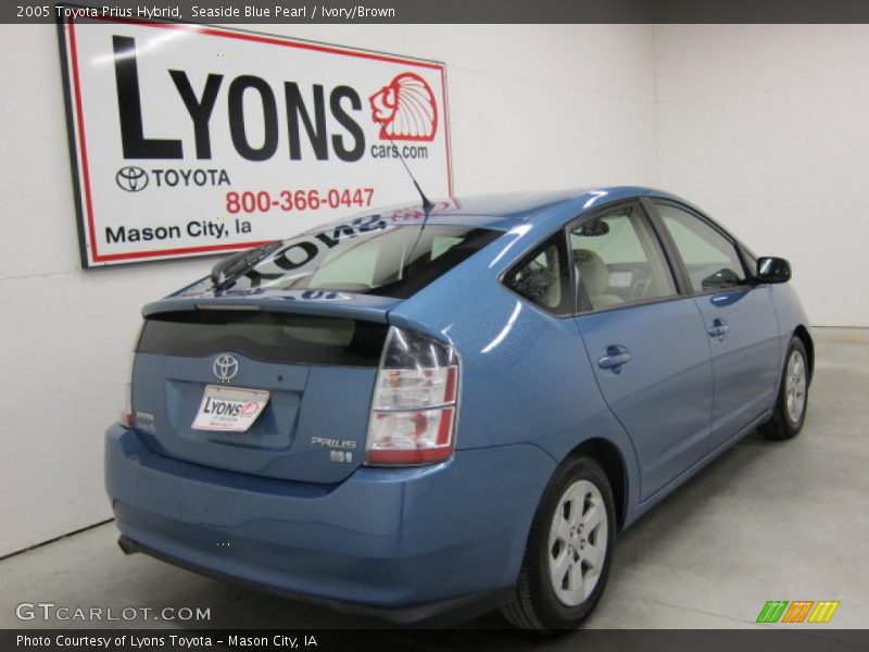 Seaside Blue Pearl / Ivory/Brown 2005 Toyota Prius Hybrid