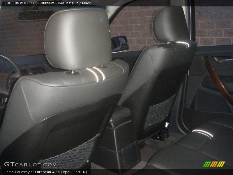 Titanium Silver Metallic / Black 2006 BMW X3 3.0i