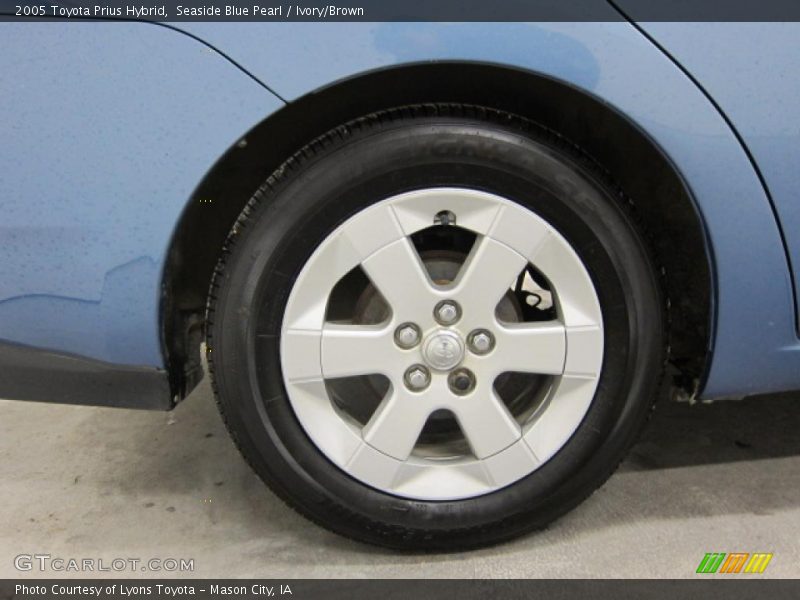 Seaside Blue Pearl / Ivory/Brown 2005 Toyota Prius Hybrid