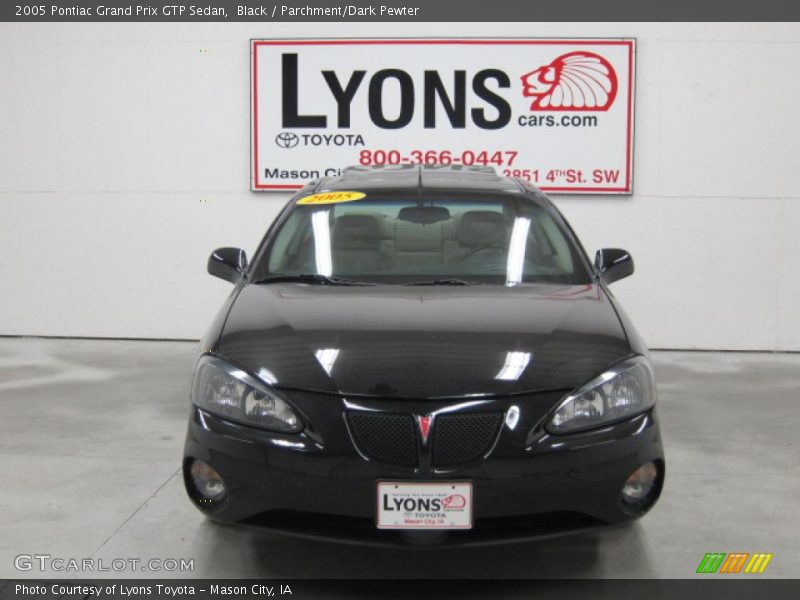 Black / Parchment/Dark Pewter 2005 Pontiac Grand Prix GTP Sedan