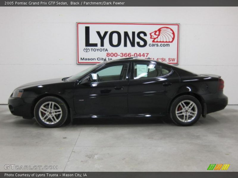 Black / Parchment/Dark Pewter 2005 Pontiac Grand Prix GTP Sedan