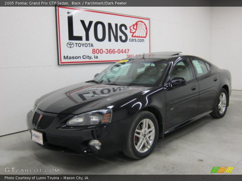 Black / Parchment/Dark Pewter 2005 Pontiac Grand Prix GTP Sedan
