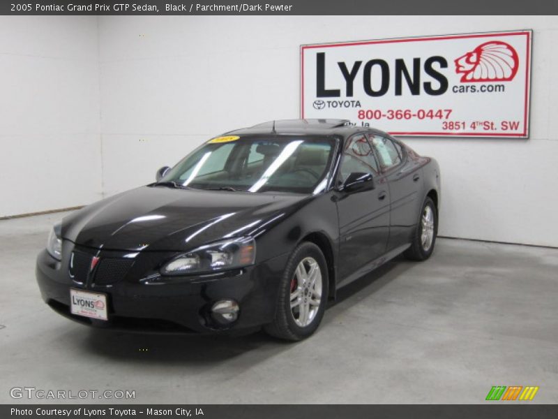 Black / Parchment/Dark Pewter 2005 Pontiac Grand Prix GTP Sedan