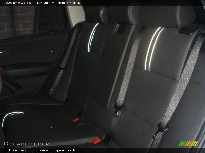 Titanium Silver Metallic / Black 2006 BMW X3 3.0i