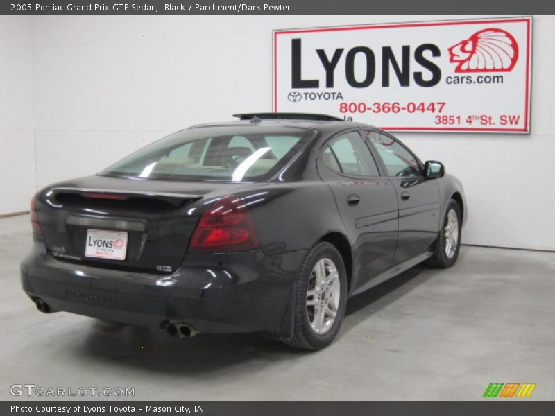 Black / Parchment/Dark Pewter 2005 Pontiac Grand Prix GTP Sedan