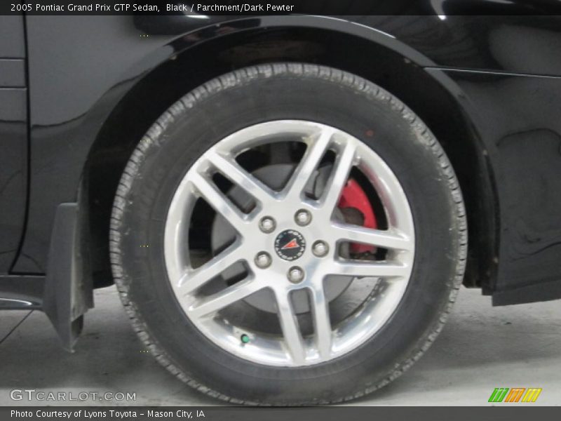 Black / Parchment/Dark Pewter 2005 Pontiac Grand Prix GTP Sedan