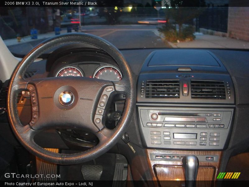 Titanium Silver Metallic / Black 2006 BMW X3 3.0i