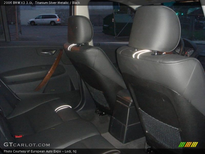 Titanium Silver Metallic / Black 2006 BMW X3 3.0i