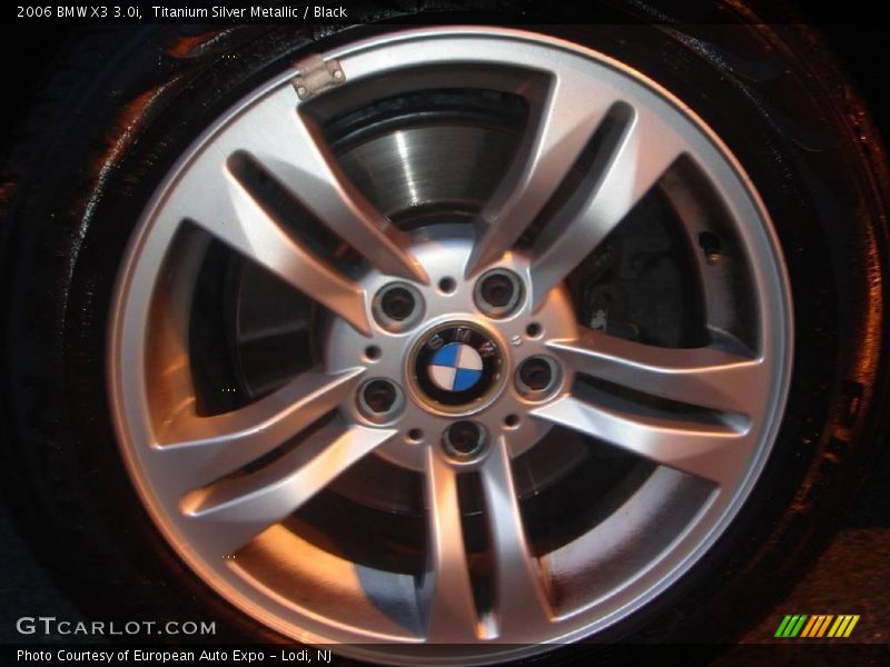 Titanium Silver Metallic / Black 2006 BMW X3 3.0i