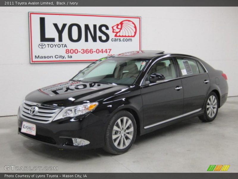 Black / Ivory 2011 Toyota Avalon Limited