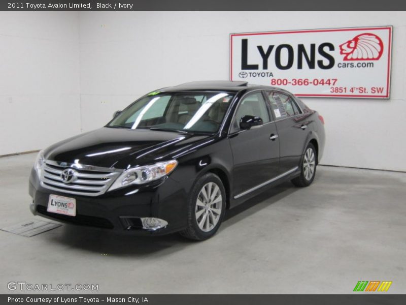 Black / Ivory 2011 Toyota Avalon Limited