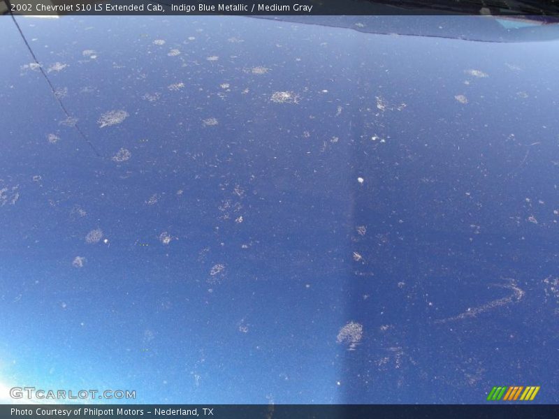 Indigo Blue Metallic / Medium Gray 2002 Chevrolet S10 LS Extended Cab