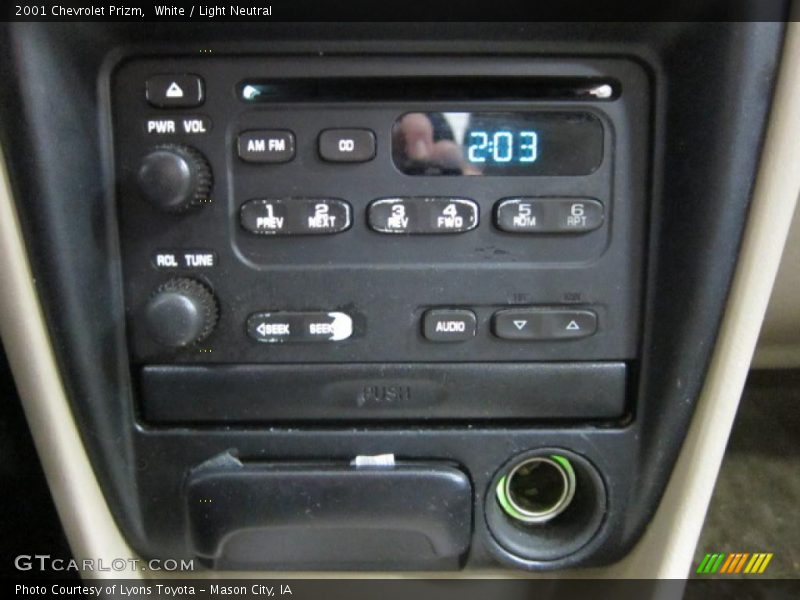 Controls of 2001 Prizm 