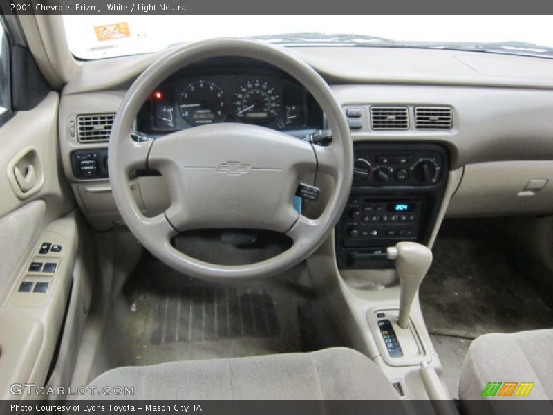 Dashboard of 2001 Prizm 
