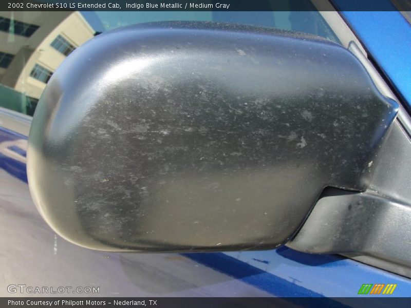 Indigo Blue Metallic / Medium Gray 2002 Chevrolet S10 LS Extended Cab