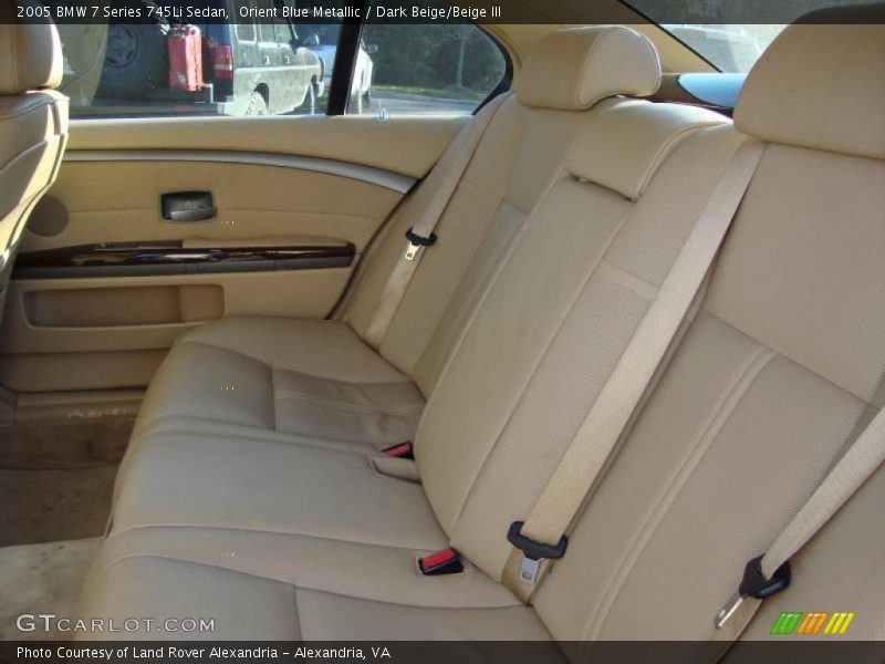  2005 7 Series 745Li Sedan Dark Beige/Beige III Interior