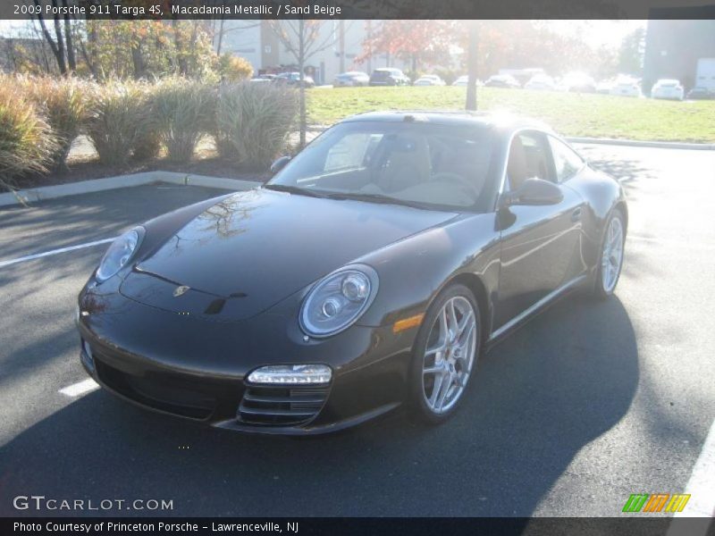 Macadamia Metallic / Sand Beige 2009 Porsche 911 Targa 4S