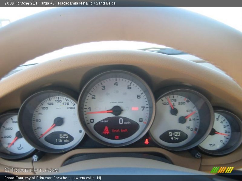  2009 911 Targa 4S Targa 4S Gauges