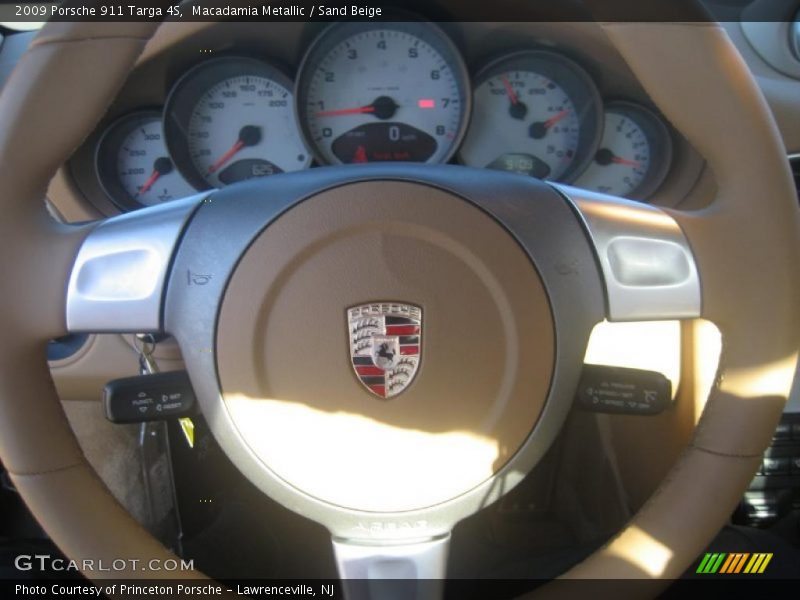 Macadamia Metallic / Sand Beige 2009 Porsche 911 Targa 4S
