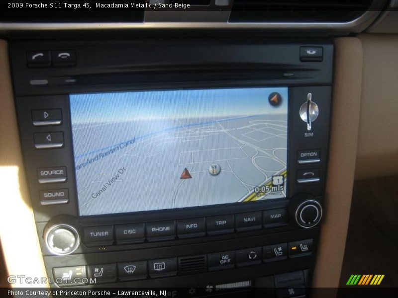 Macadamia Metallic / Sand Beige 2009 Porsche 911 Targa 4S