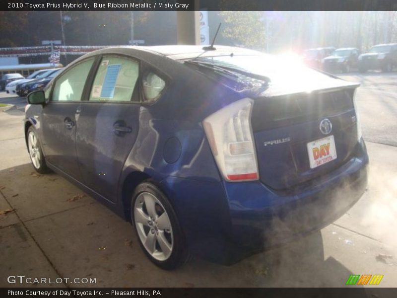 Blue Ribbon Metallic / Misty Gray 2010 Toyota Prius Hybrid V