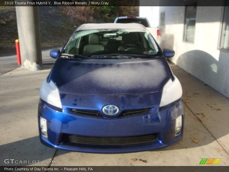 Blue Ribbon Metallic / Misty Gray 2010 Toyota Prius Hybrid V