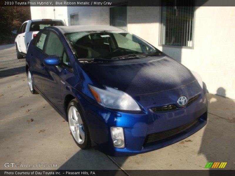 Blue Ribbon Metallic / Misty Gray 2010 Toyota Prius Hybrid V
