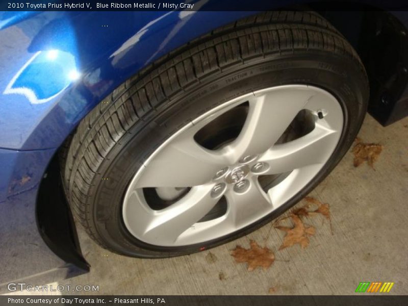 Blue Ribbon Metallic / Misty Gray 2010 Toyota Prius Hybrid V