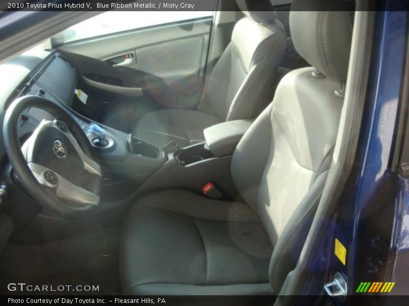 Blue Ribbon Metallic / Misty Gray 2010 Toyota Prius Hybrid V