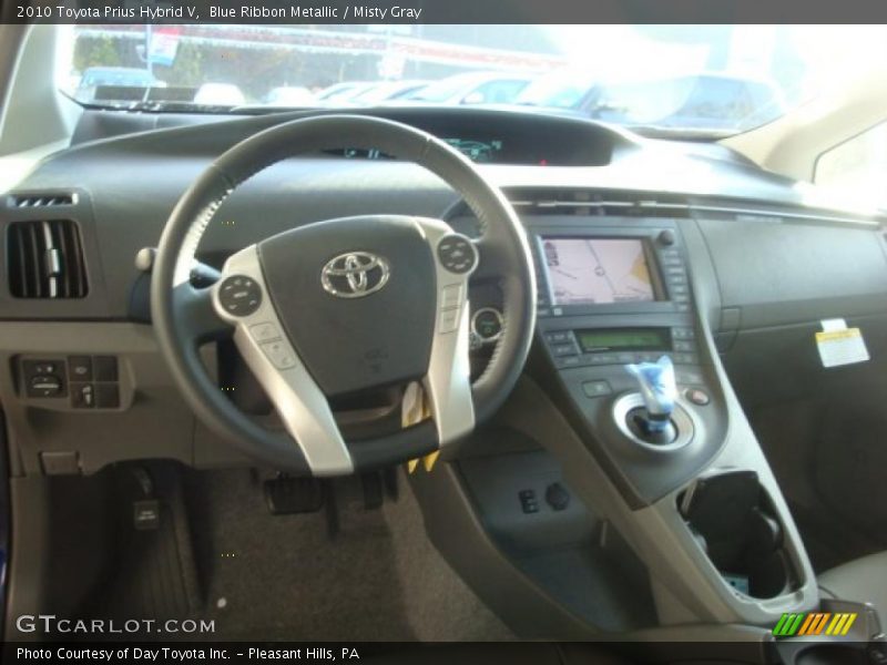 Blue Ribbon Metallic / Misty Gray 2010 Toyota Prius Hybrid V