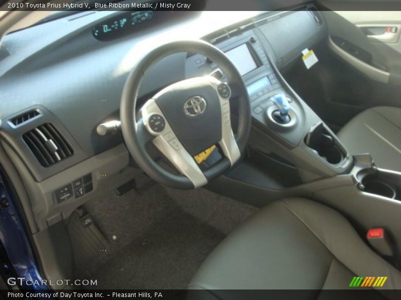 Blue Ribbon Metallic / Misty Gray 2010 Toyota Prius Hybrid V