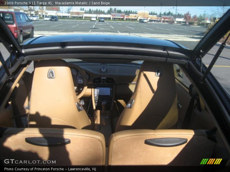 Macadamia Metallic / Sand Beige 2009 Porsche 911 Targa 4S