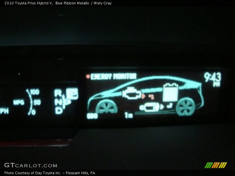 Blue Ribbon Metallic / Misty Gray 2010 Toyota Prius Hybrid V