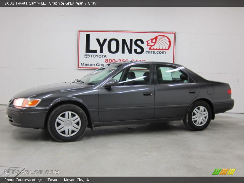 Graphite Gray Pearl / Gray 2001 Toyota Camry LE