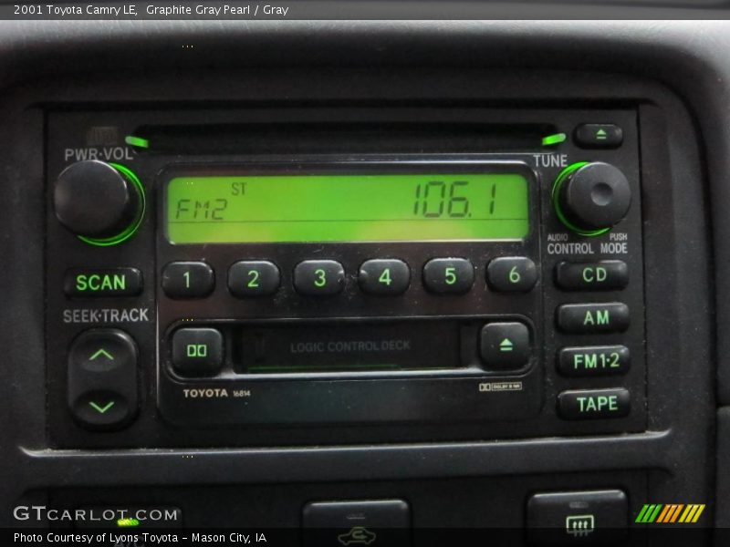 Graphite Gray Pearl / Gray 2001 Toyota Camry LE
