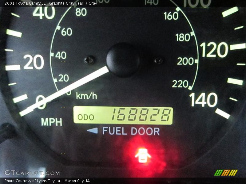 Graphite Gray Pearl / Gray 2001 Toyota Camry LE