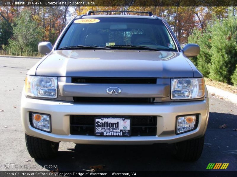 Bronze Metallic / Stone Beige 2002 Infiniti QX4 4x4