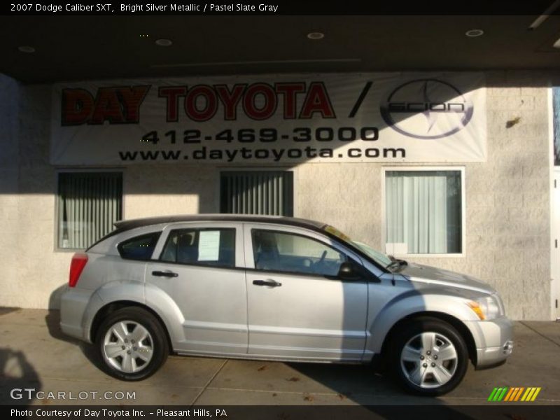 Bright Silver Metallic / Pastel Slate Gray 2007 Dodge Caliber SXT