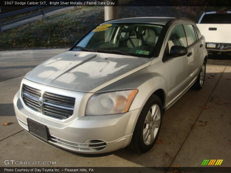 Bright Silver Metallic / Pastel Slate Gray 2007 Dodge Caliber SXT