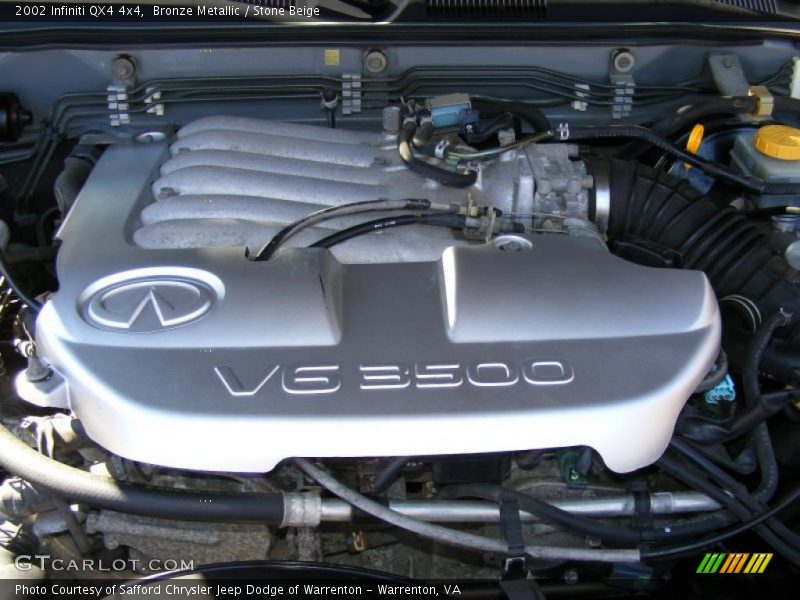  2002 QX4 4x4 Engine - 3.5 Liter DOHC 24-Valve V6