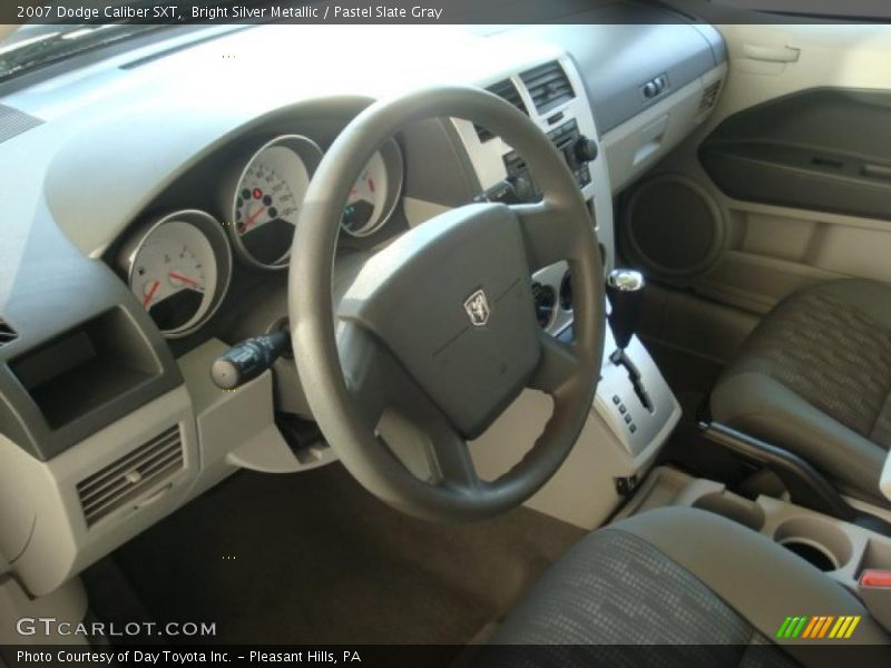 Bright Silver Metallic / Pastel Slate Gray 2007 Dodge Caliber SXT
