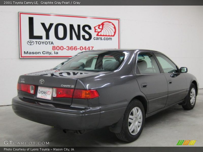 Graphite Gray Pearl / Gray 2001 Toyota Camry LE